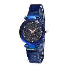 Load image into Gallery viewer, Fashion Watch Star Sky Watch Ladies Magnet Stone Milan Mesh Belt Women's Watch ladies watch watch women