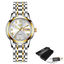 Load image into Gallery viewer, LIGE 2020 New Gold Watch Women Watches Ladies Creative Steel Women's Bracelet Watches Female Waterproof Clock Relogio Feminino