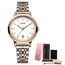 Load image into Gallery viewer, SUNKTA Rose Gold Watch Women Watches Stainless Steel Ladies Women's Watch Women 2020 Luxury Fashion Relogio Feminino+Bracelet