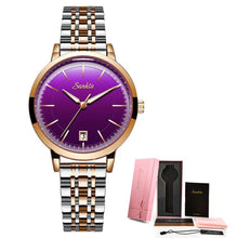 Load image into Gallery viewer, SUNKTA Rose Gold Watch Women Watches Stainless Steel Ladies Women's Watch Women 2020 Luxury Fashion Relogio Feminino+Bracelet