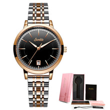 Load image into Gallery viewer, SUNKTA Rose Gold Watch Women Watches Stainless Steel Ladies Women's Watch Women 2020 Luxury Fashion Relogio Feminino+Bracelet