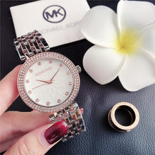 Load image into Gallery viewer, 2020 New Diamond Gold Women's Watches Fashion Simple Ladies Watch Quartz Wrist Watch Women Stainless Steel Strap Female Clock