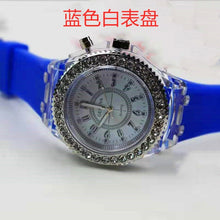 Load image into Gallery viewer, 2019 led Flash Luminous Watch Personality trends students lovers jellies woman men's watches 7 color light WristWatch best Gifts