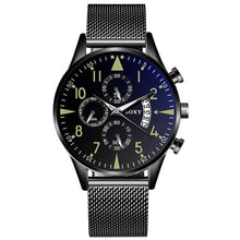 Load image into Gallery viewer, Quartz Wristwatch Luminous SOXY Men's Watches Classic Calendar Mens Business Steel Watch relogio masculino Popular saati hours