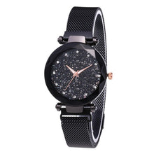Load image into Gallery viewer, Fashion Watch Star Sky Watch Ladies Magnet Stone Milan Mesh Belt Women's Watch ladies watch watch women