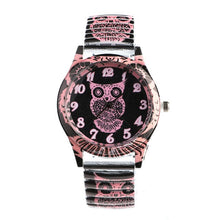 Load image into Gallery viewer, 20cm Lovely Owl Watch Quartz Black Women's Watches 2020 Elastic Band Students Sports Watches Dress Bracelet Watch Wristwatch