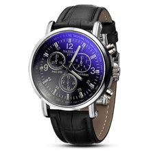 Load image into Gallery viewer, Fashion Casual Men's Watch Leather Band 3 Eyes Clock Hot Style Watches Men Quartz Wristwatch Gift relogio relojes hombre 2019