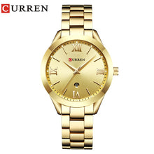 Load image into Gallery viewer, CURREN Gold Watch Women Watches Ladies 9007 Steel Women's Bracelet Watches Female Clock Relogio Feminino Montre Femme
