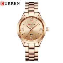 Load image into Gallery viewer, CURREN Gold Watch Women Watches Ladies 9007 Steel Women's Bracelet Watches Female Clock Relogio Feminino Montre Femme