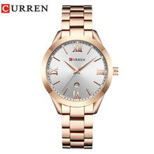 Load image into Gallery viewer, CURREN Gold Watch Women Watches Ladies 9007 Steel Women's Bracelet Watches Female Clock Relogio Feminino Montre Femme