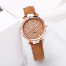 Load image into Gallery viewer, 8 Colors Quartz Watch Women Fashion New Trend Korean Rhinestone Rose Gold Version Of The Quartz наручные часы Female Belt Watch