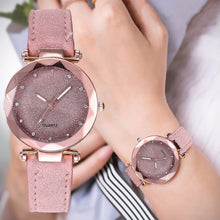Load image into Gallery viewer, 8 Colors Quartz Watch Women Fashion New Trend Korean Rhinestone Rose Gold Version Of The Quartz наручные часы Female Belt Watch