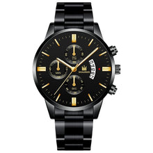 Load image into Gallery viewer, Fashion Business Watches Luxury Men'S Stainless Steel Male Quartz Watch Man Wristwatch Military Sport Clock Relogio Masculino
