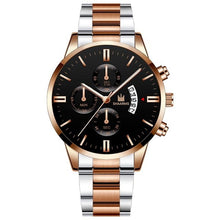 Load image into Gallery viewer, Fashion Business Watches Luxury Men'S Stainless Steel Male Quartz Watch Man Wristwatch Military Sport Clock Relogio Masculino