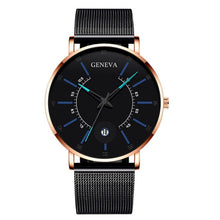 Load image into Gallery viewer, 2020 Fashion Men's Business Minimalist Watches Ultra Thin Stainless Steel Mesh Band Analog Quartz Watch Relogio Masculino reloj