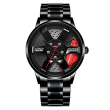Load image into Gallery viewer, NEKTOM Men Wheel Watch Classic Fashion Waterproof Sport Watch Men's Quartz Mesh With Rim Hub Watch Run Quartz Men Quartz Watch