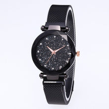 Load image into Gallery viewer, Reloj Mujer Luxury Starry Sky Women Watches Gold Magnetic Mesh Belt Band Watch Women's Fashion Dress Wristwatch Zegarek Damski