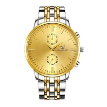 Load image into Gallery viewer, Men Watches New ORLANDO Fashion Quartz Watch Men's Silver Gold Plated Stainless Steel Wristwatch Masculino Relogio Drop Shipping