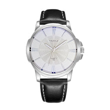 Load image into Gallery viewer, Mens Watches Top Brand Luxury Blue Glass Watch Men Watch Waterproof Leather Roman Men's Watch Male Clock Relojes Saat 2019 New