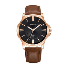 Load image into Gallery viewer, Mens Watches Top Brand Luxury Blue Glass Watch Men Watch Waterproof Leather Roman Men's Watch Male Clock Relojes Saat 2019 New