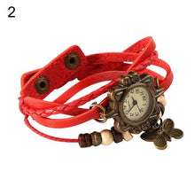 Load image into Gallery viewer, Retro Women's Trendy Bracelet Watch Mori Women's Watch Butterfly Decoration Quartz Ladies Bracelet Watches relojes para mujer