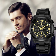 Load image into Gallery viewer, Drop Shipping Men's Stainless Steel Quartz Analog Date Wrist Watch Sport Watches Gifts Erkek Saat Relogio