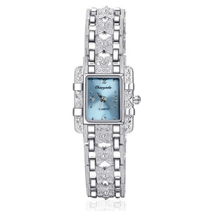 Luxury Brand Fashion Silver Special Style Watch Women's Watches Bracelet Watch Full Steel Watch Clock montre homme reloj mujer