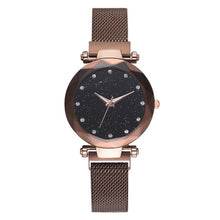 Load image into Gallery viewer, Luxury Women&#39;s Watches Starry Sky Rose Gold Magnetic Watch Women Watches Diamond Ladies Watch reloj mujer relogio feminino
