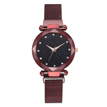 Load image into Gallery viewer, Luxury Women&#39;s Watches Starry Sky Rose Gold Magnetic Watch Women Watches Diamond Ladies Watch reloj mujer relogio feminino
