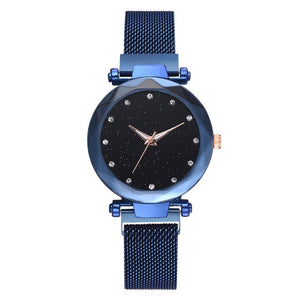 Luxury Women's Watches Starry Sky Rose Gold Magnetic Watch Women Watches Diamond Ladies Watch reloj mujer relogio feminino