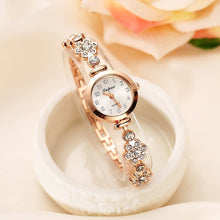 Load image into Gallery viewer, LVPAI Women Watches Ladies Rose Gold Plated Women&#39;s Elegant Bracelet Quartz Watch Fashion Ladies Dress Watches Relogio Feminino
