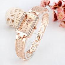 Load image into Gallery viewer, Top brand luxury bracelet watch women watches rose gold women&#39;s watches diamond ladies watch clock relogio feminino reloj mujer

