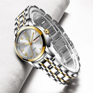 LIGE 2020 New Gold Watch Women Watches Ladies Creative Steel Women's Bracelet Watches Female Waterproof Clock Relogio Feminino