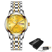 Load image into Gallery viewer, LIGE 2020 New Gold Watch Women Watches Ladies Creative Steel Women&#39;s Bracelet Watches Female Waterproof Clock Relogio Feminino
