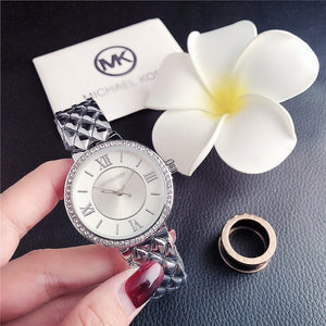 2020 New Diamond Gold Women's Watches Fashion Simple Ladies Watch Quartz Wrist Watch Women Stainless Steel Strap Female Clock