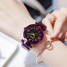 Load image into Gallery viewer, Watches women&#39;s luxury magnetic starry sky woman clock Quartz wristwatch fashion ladies wristwatch reloj mujer relogio feminino
