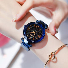 Load image into Gallery viewer, Watches women&#39;s luxury magnetic starry sky woman clock Quartz wristwatch fashion ladies wristwatch reloj mujer relogio feminino
