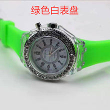 Load image into Gallery viewer, 2019 led Flash Luminous Watch Personality trends students lovers jellies woman men&#39;s watches 7 color light WristWatch best Gifts
