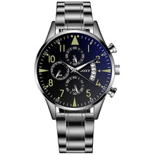 Load image into Gallery viewer, Quartz Wristwatch Luminous SOXY Men&#39;s Watches Classic Calendar Mens Business Steel Watch relogio masculino Popular saati hours
