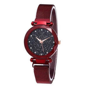 Fashion Watch Star Sky Watch Ladies Magnet Stone Milan Mesh Belt Women's Watch ladies watch watch women