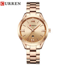 Load image into Gallery viewer, CURREN Gold Watch Women Watches Ladies 9007 Steel Women&#39;s Bracelet Watches Female Clock Relogio Feminino Montre Femme
