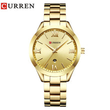 Load image into Gallery viewer, CURREN Gold Watch Women Watches Ladies 9007 Steel Women&#39;s Bracelet Watches Female Clock Relogio Feminino Montre Femme
