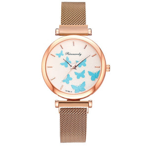 5PCS Watch With Bracelet Luxury Women's Wristwatch Fashion Bangle Ladies Dress Wrist Watch Elegante Clock Gift Relogio