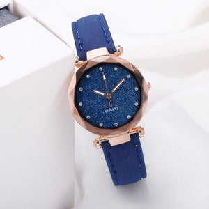 8 Colors Quartz Watch Women Fashion New Trend Korean Rhinestone Rose Gold Version Of The Quartz наручные часы Female Belt Watch