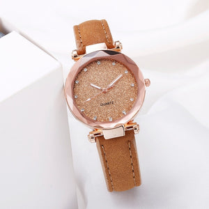 8 Colors Quartz Watch Women Fashion New Trend Korean Rhinestone Rose Gold Version Of The Quartz наручные часы Female Belt Watch