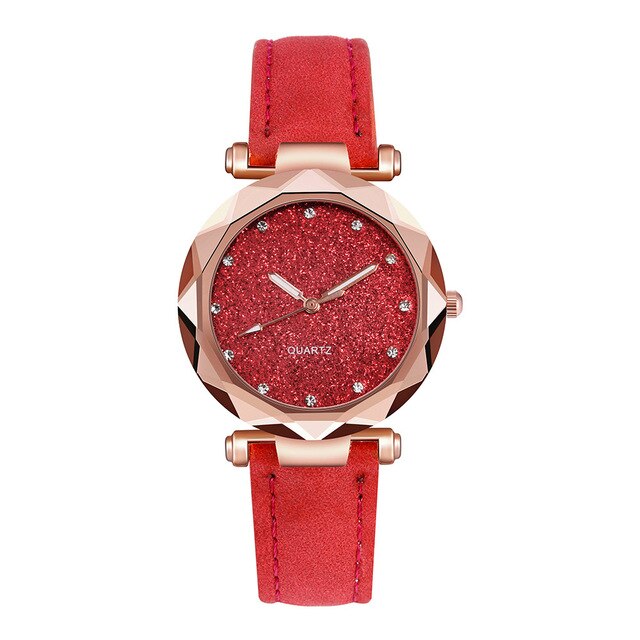 8 Colors Quartz Watch Women Fashion New Trend Korean Rhinestone Rose Gold Version Of The Quartz наручные часы Female Belt Watch