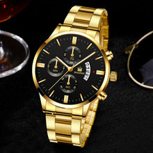 Load image into Gallery viewer, Fashion Business Watches Luxury Men&#39;S Stainless Steel Male Quartz Watch Man Wristwatch Military Sport Clock Relogio Masculino
