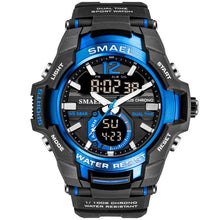 Load image into Gallery viewer, SMAEL 2020 Men Watches Fashion Sport Super Cool Quartz LED Digital Watch 50M Waterproof Wristwatch Men&#39;s Clock Relogio Masculino
