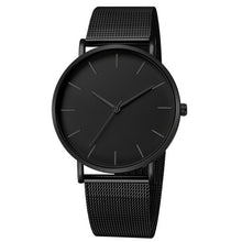 Load image into Gallery viewer, Free shipping men&#39;s and women&#39;s watch mesh stainless steel bracelet casual watch women&#39;s watch reloj mujer relogio feminino
