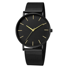 Load image into Gallery viewer, Free shipping men&#39;s and women&#39;s watch mesh stainless steel bracelet casual watch women&#39;s watch reloj mujer relogio feminino
